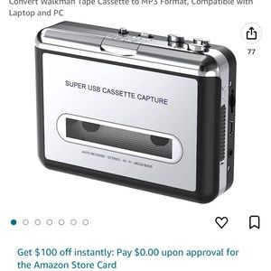 Ezcap218SP Portable USB Cassette to MP3 Converter